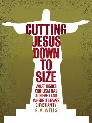 cover image of Cutting Jesus Down to Size